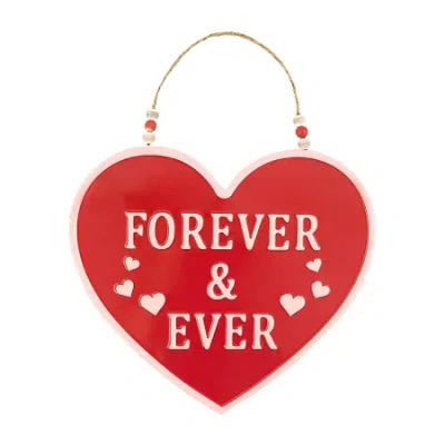 Northlight Forever And Ever Wall Decal In Red