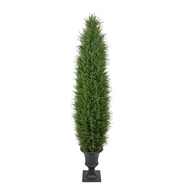 Northlight 5ft Real Touch Cedar Pine Arborvitae In Urn Style Pot Artificial Tree In Green