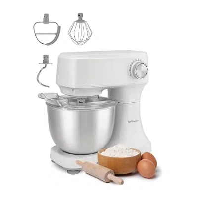 Betty Crocker 3.7qt 10-speed 4 Qt Stand Mixer In White