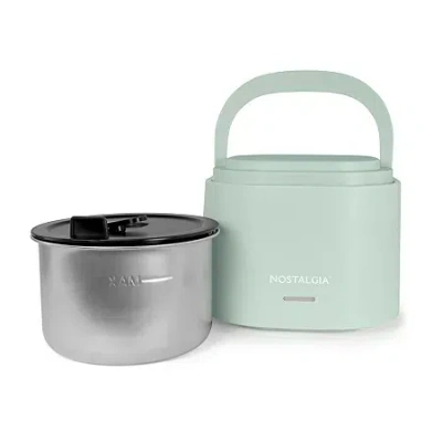 Nostalgia 20oz. Portable Heated Lunch Box In Green