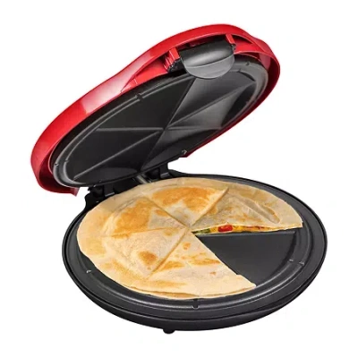 Nostalgia Quesadilla Maker In Red