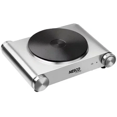 Nesco Sb-01 1500 Watt Single Electric Ceramic Burner In Silver
