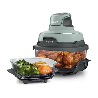 Ninja Crispi 4-in-1 Portable Glass Air Fryer Cooking System In Gray