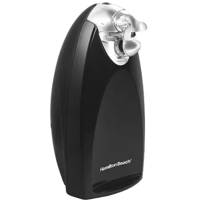 Hamilton Beach Classic Chrome Extra-tall Can Opener In Black