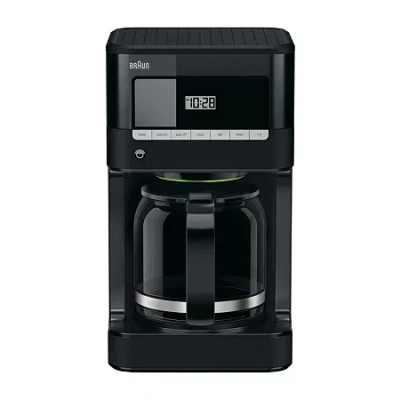 Braun 12-cup Brewsense Drip Drip Coffee Maker In Black
