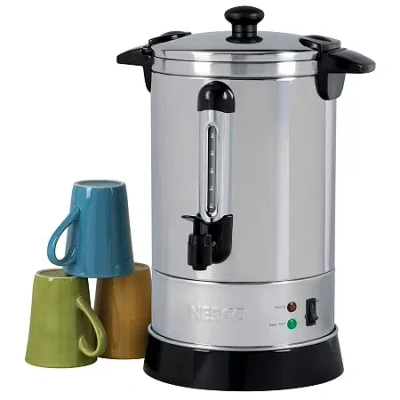 Nesco 30-cup Stainless Steel Coffee Urn In Transparent