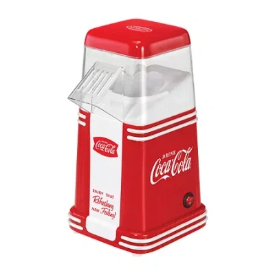 Nostalgia Coca-cola 8-cup Hot Air Popcorn Maker In Red