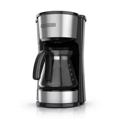 Black+decker 4-in-1 5-cup Coffee Maker In Black