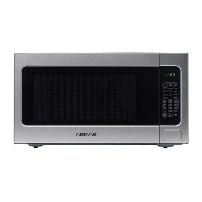 Farberware Professional Fmo22abtbka 2.2 Cu. Ft 1200-watt Microwave Oven With Smart Sensor Cooking In Silver