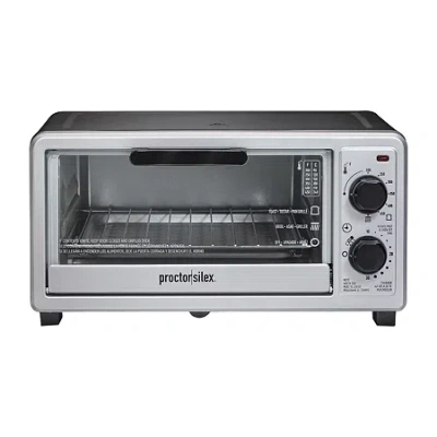 Hamilton Beach Proctor Silex 4 Slice Toaster Oven Broiler In Black