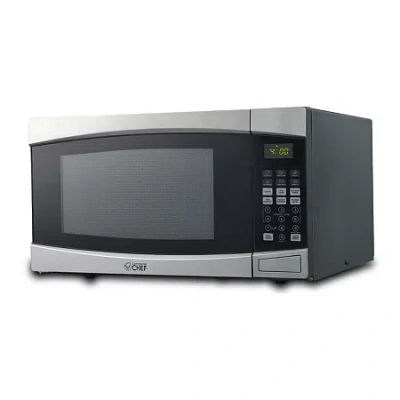 Commercial Chef 1.6-cu. Ft. Countertop Microwave - Stainless Steel Front In Silver