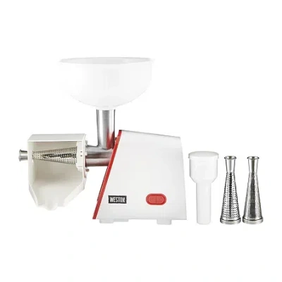 Weston #5 Electric Meat Grinder & Sausage Stuffer In White