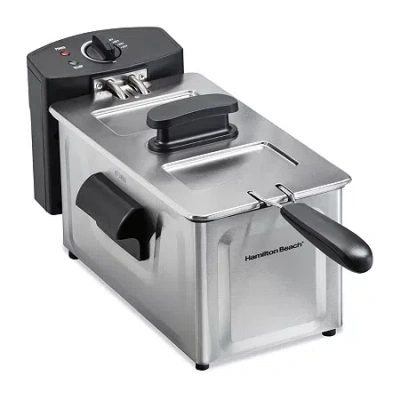 Hamilton Beach Professional 8 Cup Deep Fryer In Silver