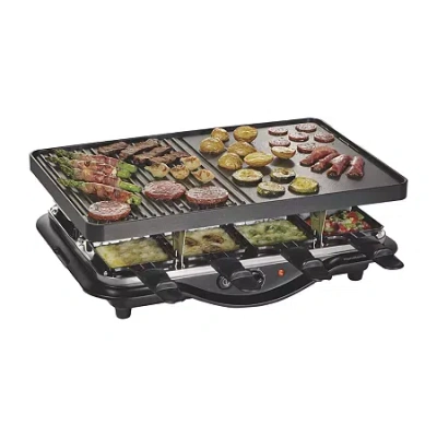 Hamilton Beach Raclette Portable Party Grill In Black
