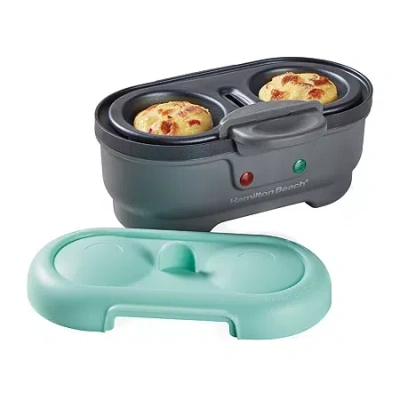 Hamilton Beach Egg Bites Maker With Hard Boiled Egg Tray In Green