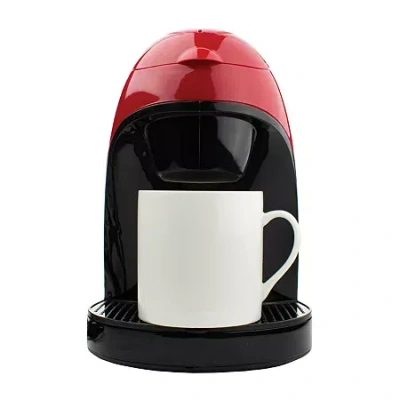 Brentwood Single-serve Coffee Maker With Mug In Red