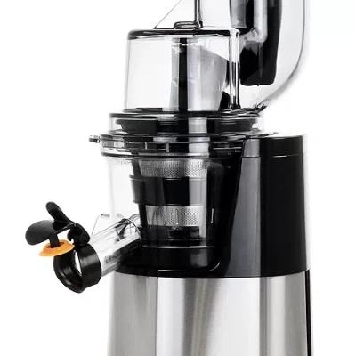 Megachef Pro Stainless Steel Slow Juicer In Silver