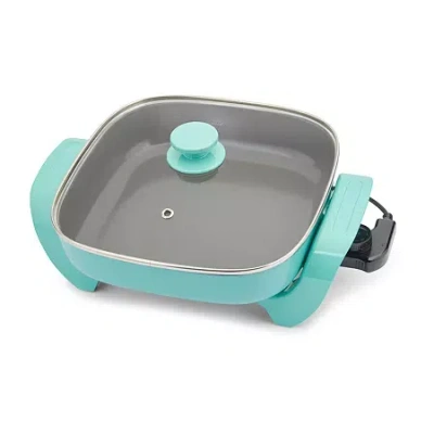 Greenlife 12" 5qt Square Electric Skillet In Blue