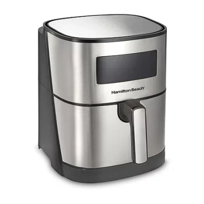 Hamilton Beach 5.8 Quart Digital Air Fryer In Silver