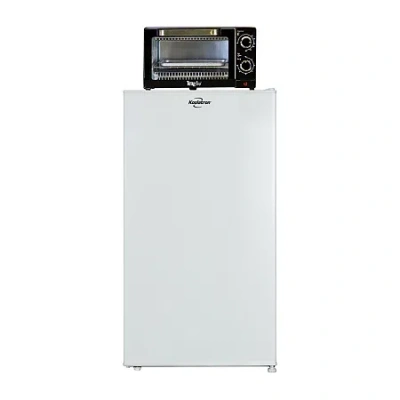Koolatron White Flat Back Countertop Fridge/freezer And A 1000w Convection Oven In Multi