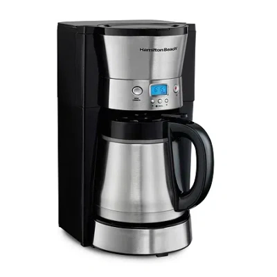 Hamilton Beach Programmable Thermal Coffee Maker In Black