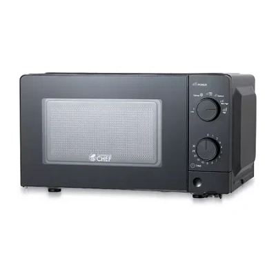 Commercial Chef 0.6-cu. Ft. Countertop Microwave - Black In Black