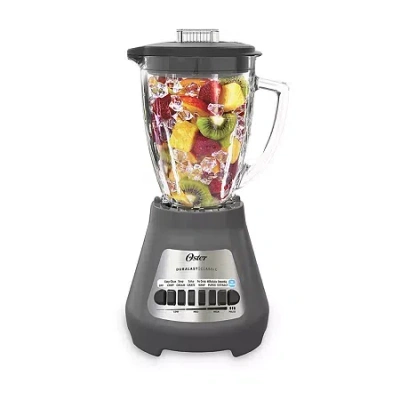 Oster Classic Duralast 8 Speed Blender With 6 Cup Glass Blending Jar In Gray