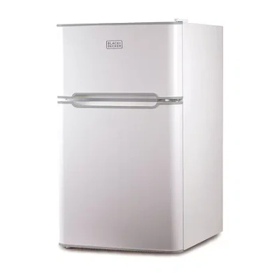 Black+decker 3.1 Cu.ft.. 2 Door Ref/freezer - White In White