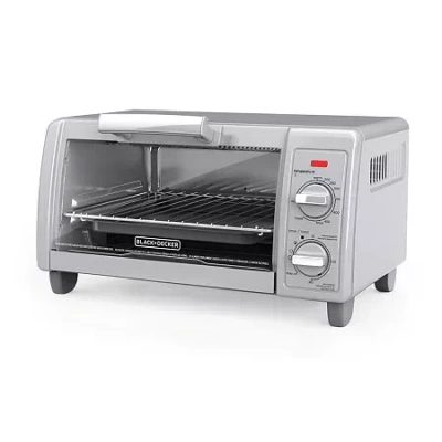 Black+decker Black + Decker 4-slice Convection Toaster Oven In Silver