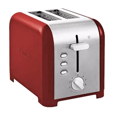 Kenmore 2-slice Stainless Steel Toaster- Wide Slot- Bagel/defrost In Red
