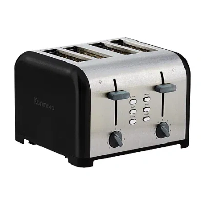 Kenmore 4-slice White Dual Control Toaster In Black