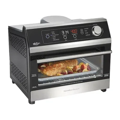 Hamilton Beach Digital Air Fryer 6 Slice Toaster Oven In Black