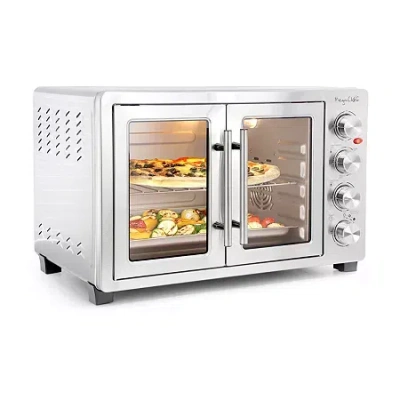 Megachef 45 Quart French Door Rotisserie In Silver