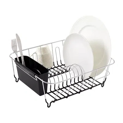Sweet Home Collection Drainer 2-pc. Utensil Holder In Black