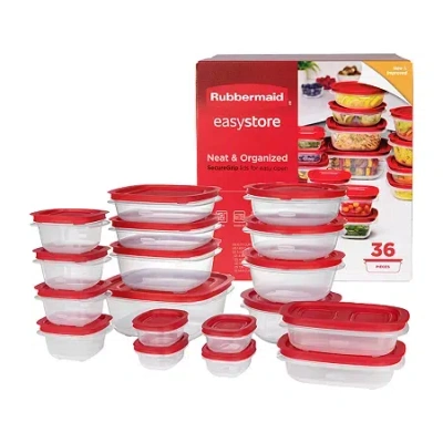 Rubbermaid Easy To Store 36-pc. Food Storage Set In Multi
