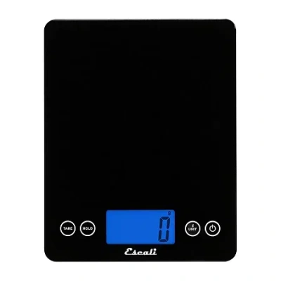 Escali Arti Xl Glass Digital Food Scale In Black