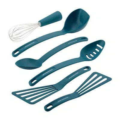 Rachael Ray 6-pc. Kitchen Utensil Set In Blue
