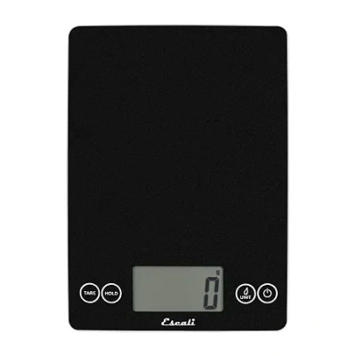 Escali Arti Glass Digital Food Scale In Black