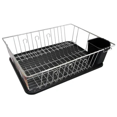 Better Chef 16-inch Dish Rack In Black