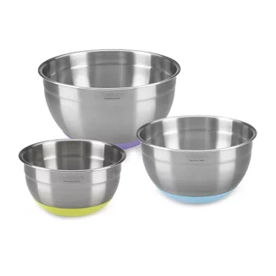 Cuisinart 3-pc. Mixing Bowl In Silver