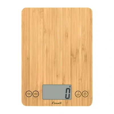 Escali Arti Bamboo Digital Food Scale In Brown