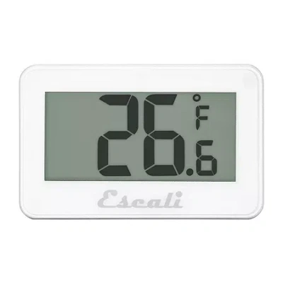 Escali Digital Refrigerator Freezer Thermometer In White