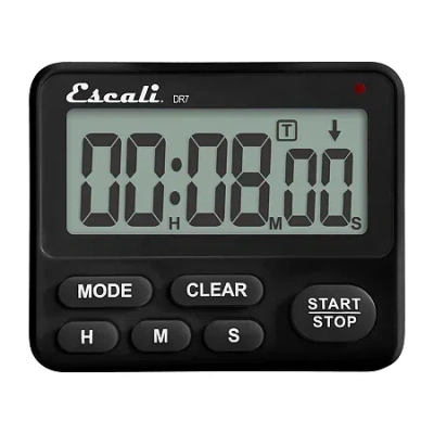 Escali Dr7 Extra Loud Digital Timer In Black