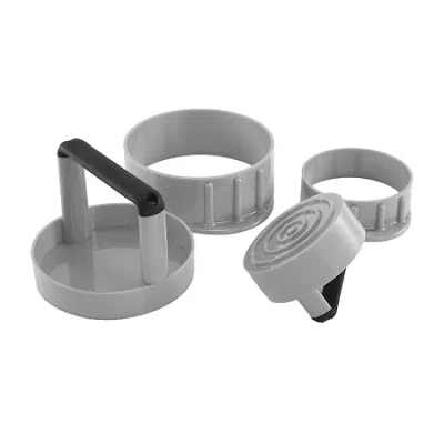 Charcoal Companion 3-in-1 Hamburger Press In Gray