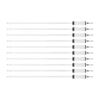 Henckels Bbq Grilling Stainless Steel 10-pc.skewer Set In Silver