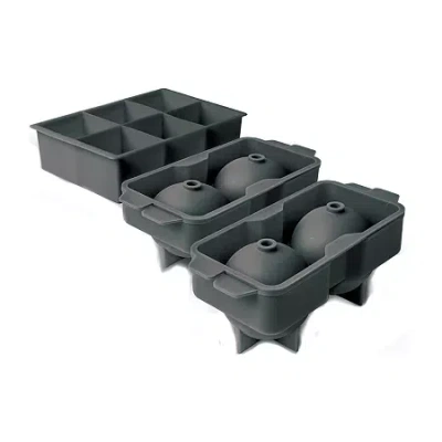 Tovolo Jumbo Sphere 3-pc. Ice Mold In Black