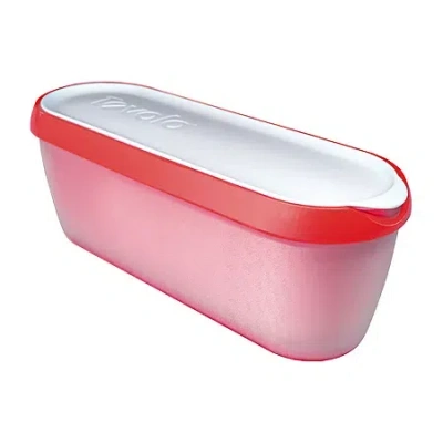 Tovolo Glide-a-scoop Ice Cream Tub In Red