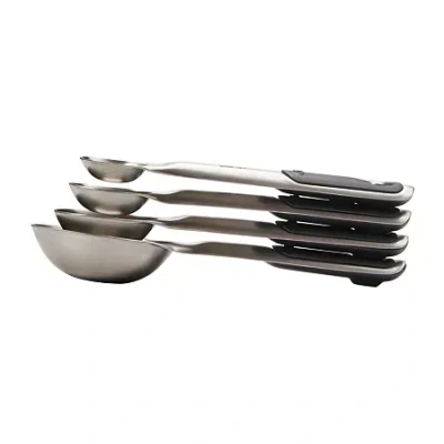 Oxo Good Grips Stainless Steel 4-pc. Measuring Spoon In Gray