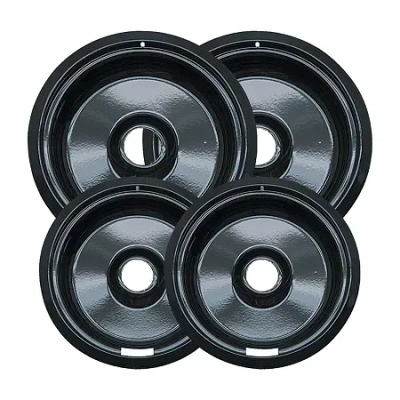 Range Kleen 4-pk. Drip Bowl In Black