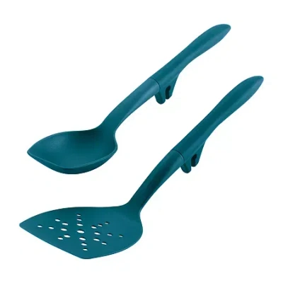 Rachael Ray Create Delicious 2.pc Kitchen Utensil Set In Blue